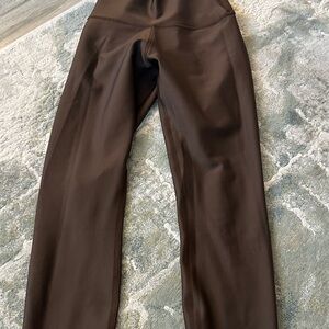 ALO Yoga Chocolate Brown Leggings